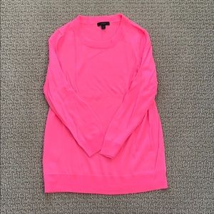 Jcrew Tibi Neon Pink Sweater